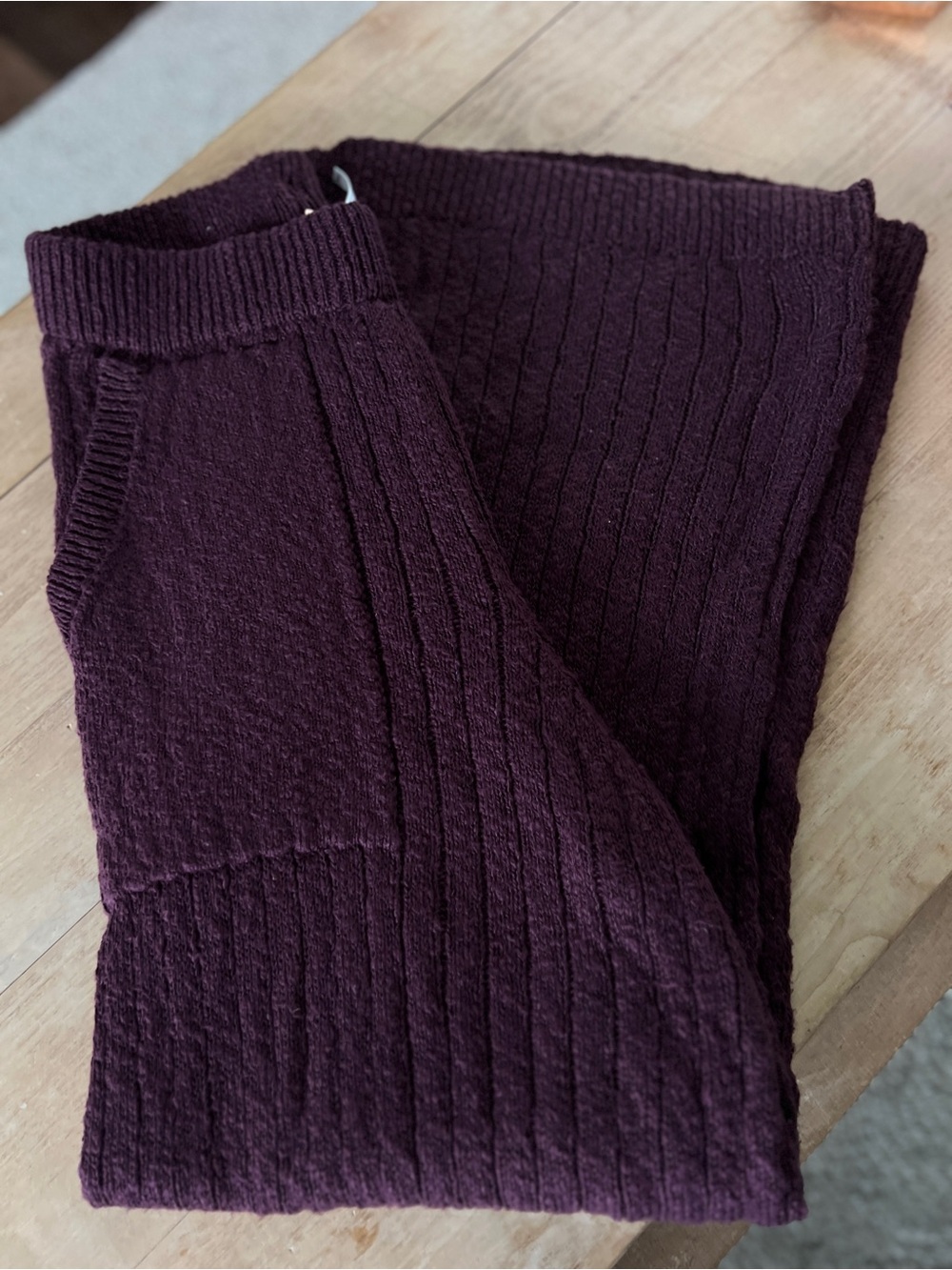 Free People Lounge Ribbed 100% Cotton Pants | XS